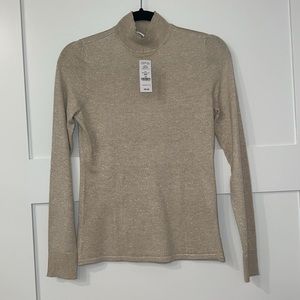 Long sleeve mock neck top from White House Black Market.